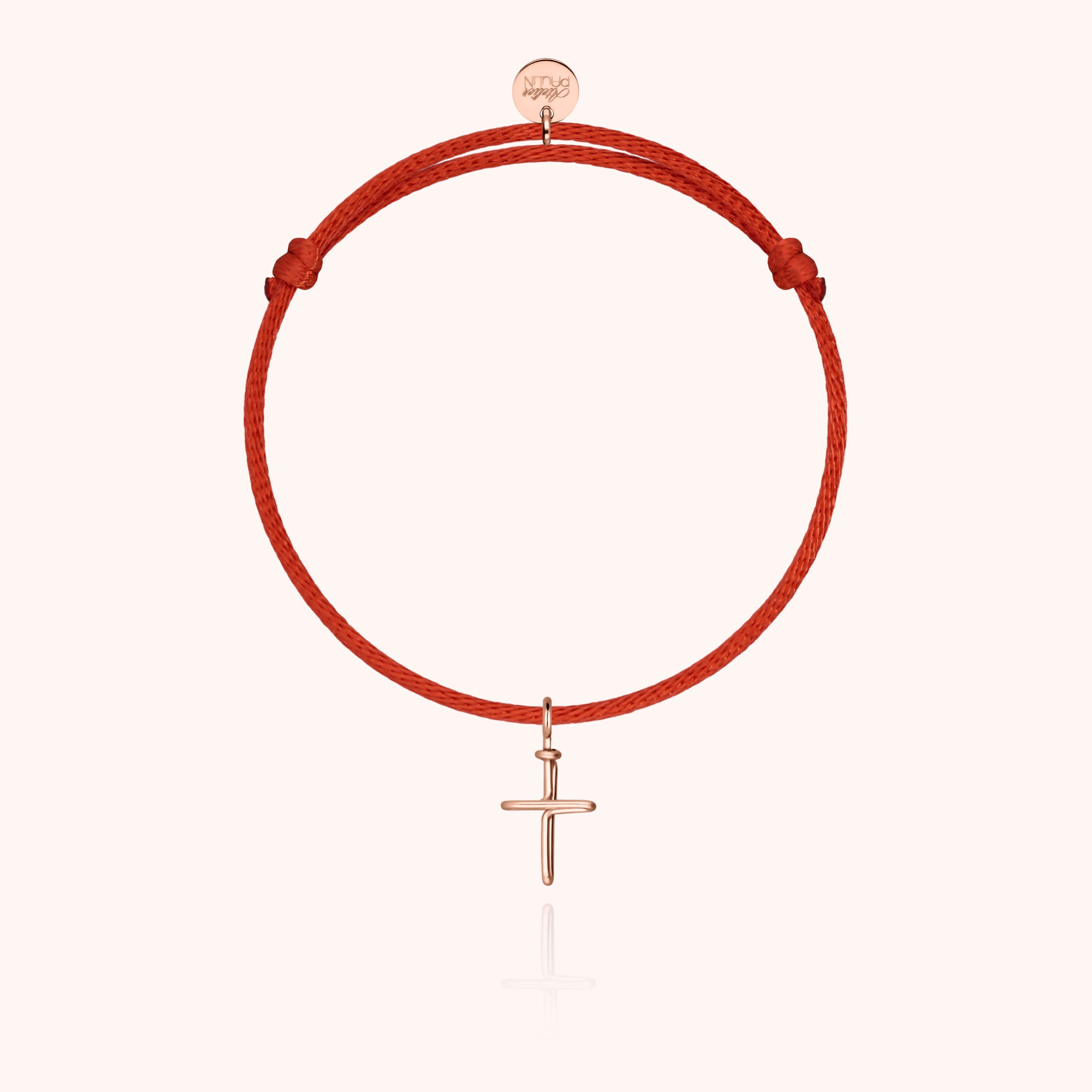 Symbolic Charms Cord Bracelet - cross