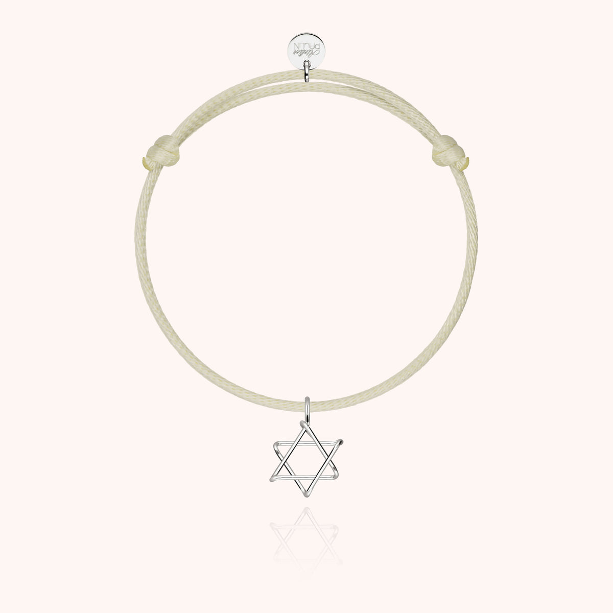Verpackung Atelier Paulin mit Kordelarmband Silber Geschenk Geburtstag Kind