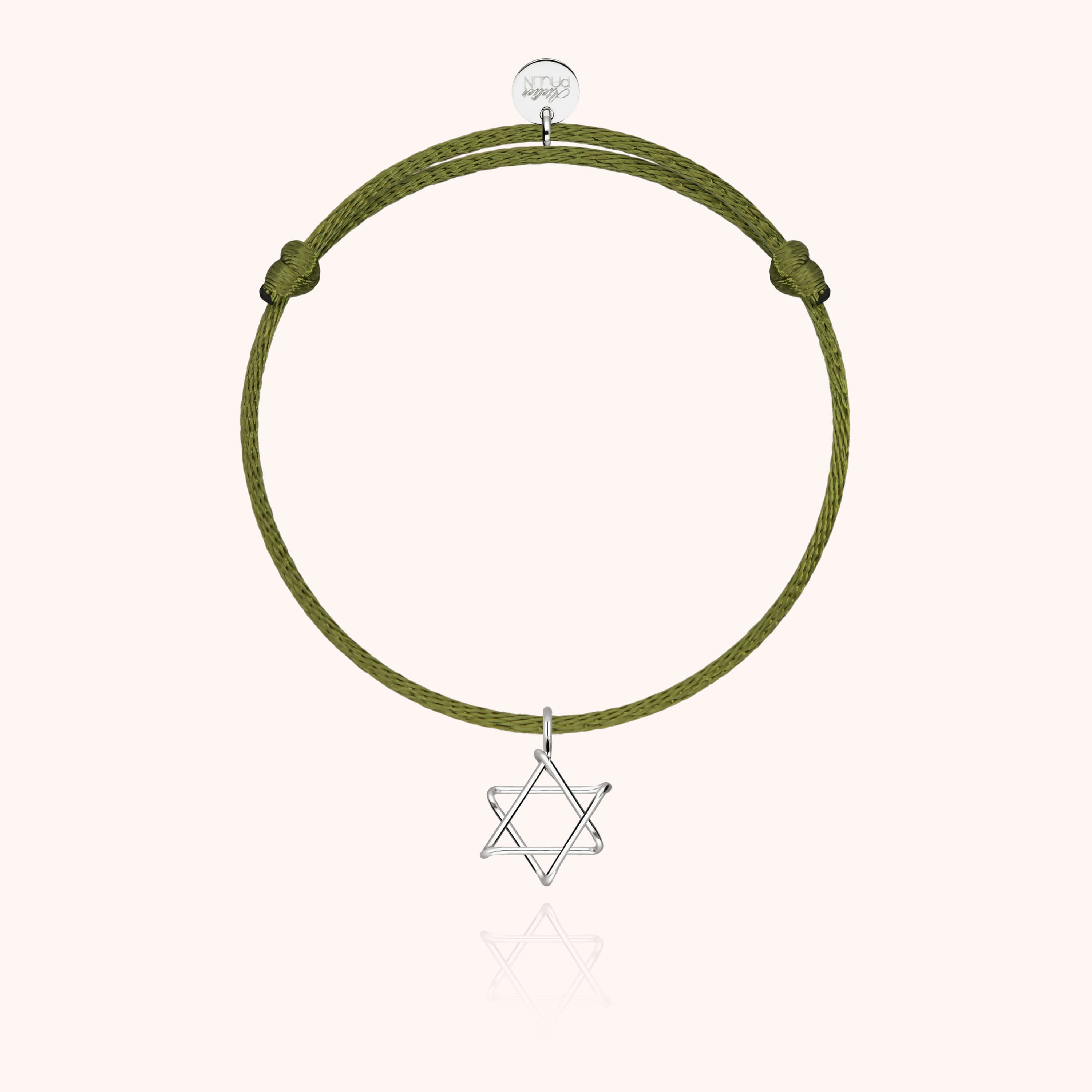 Symbolic Charms Cord Bracelet - Star of David