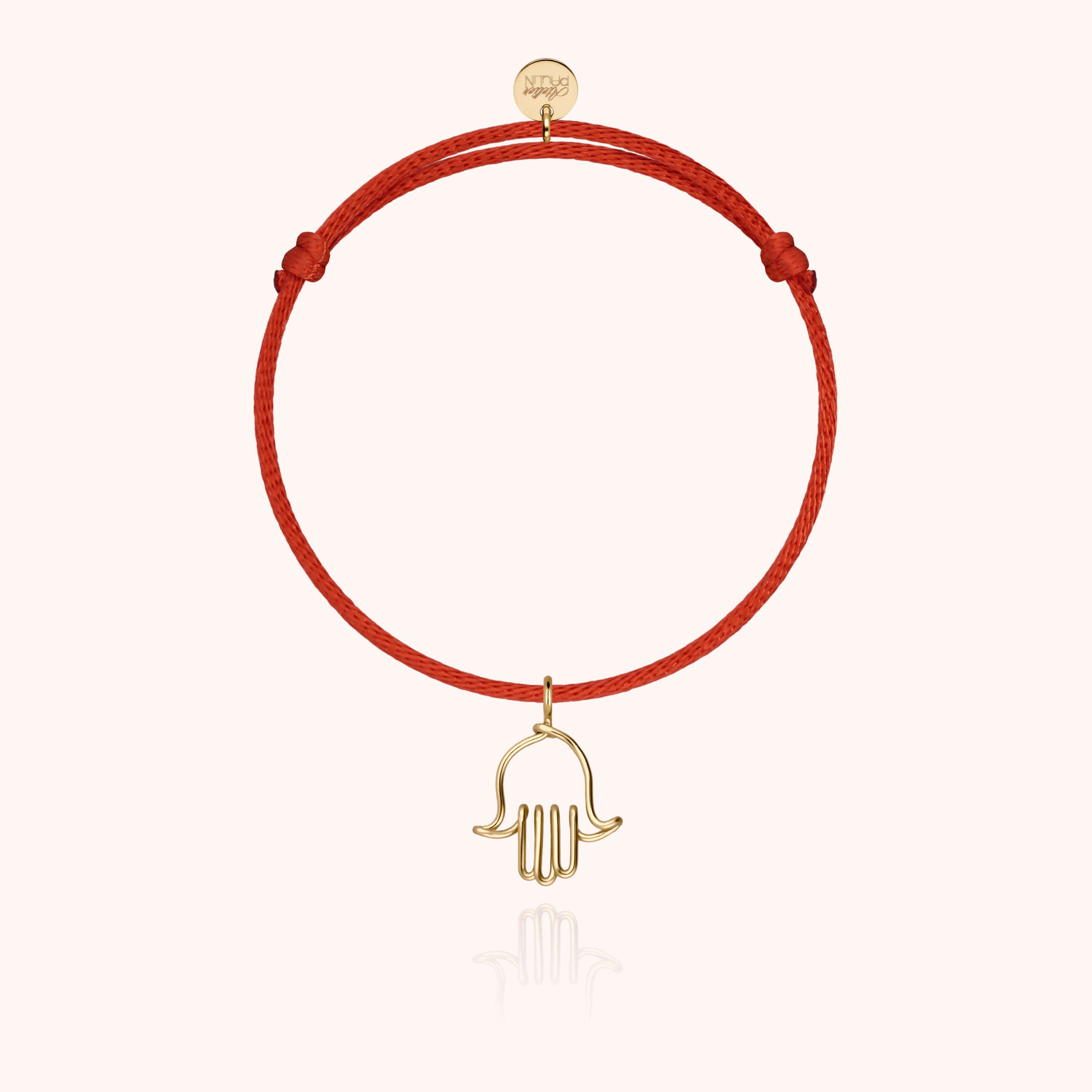 Symbolic Charms Cord Bracelet - Hand of Fatma