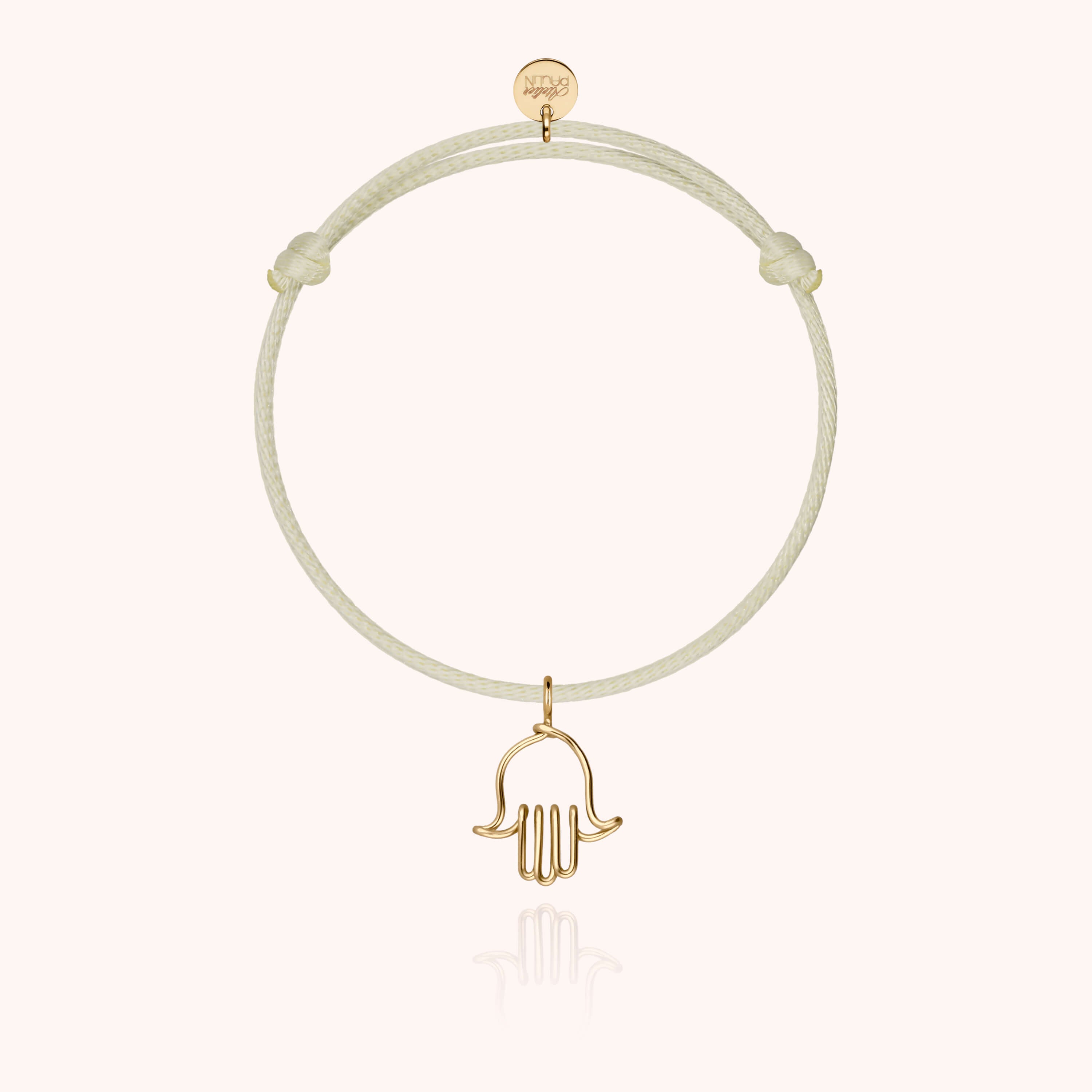 Packaging Atelier Paulin avec bracelet Main de Fatma or jaune
