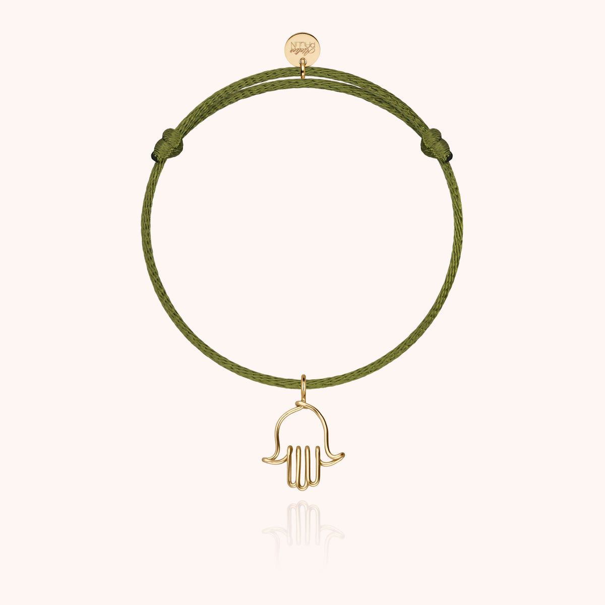 Bracelet cordon gris perle Acier Bracelet cordon gris perle Acier