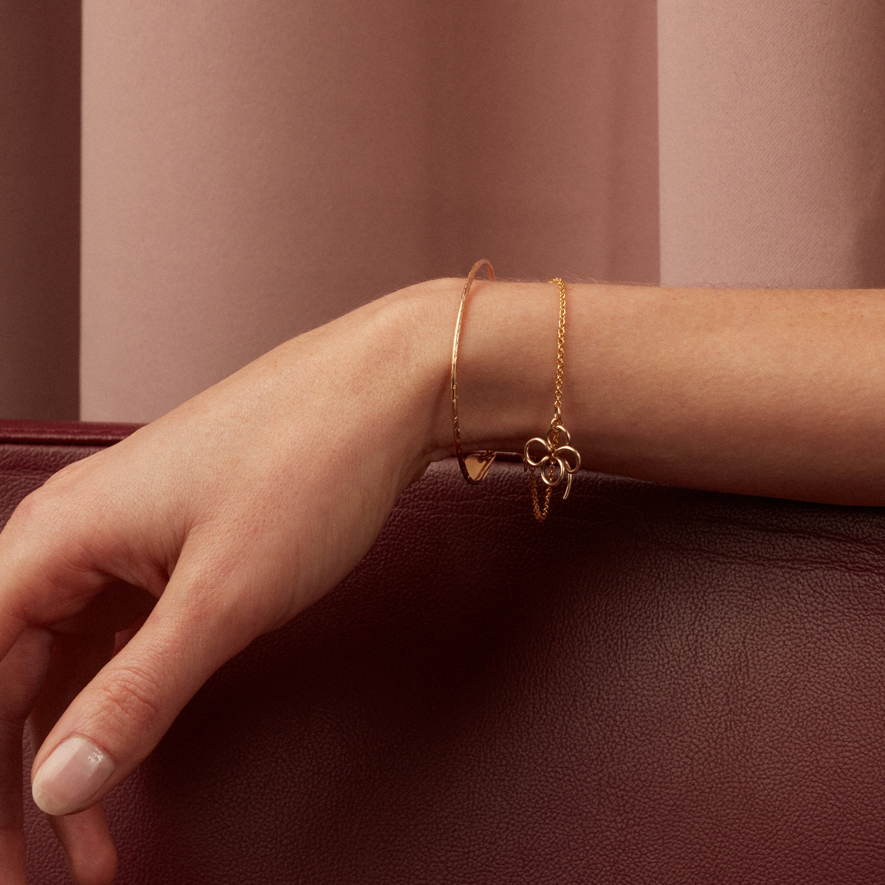 Bracelet O Martelé - or jaune 750/1000