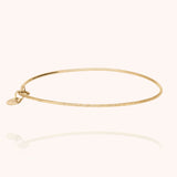 Bracelet O Martelé - or jaune laminé