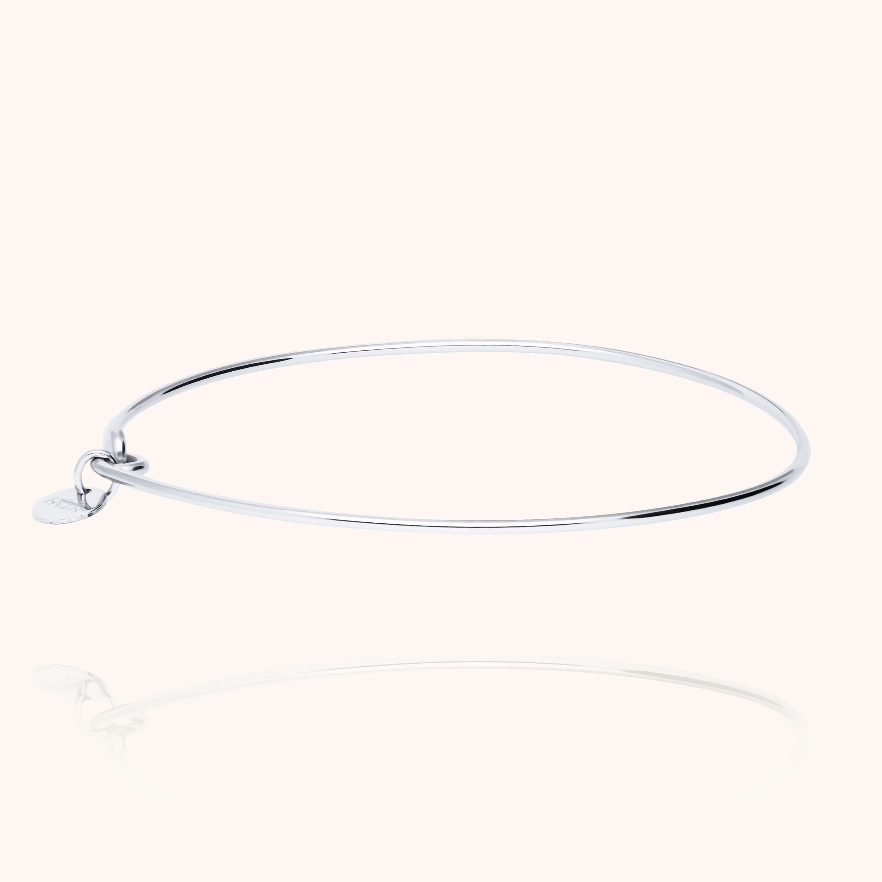 Bracelet O Pure en argent sterling 925 — bijou artisanal fait main