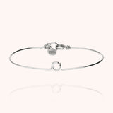 Bracciale Jonc Originale Iniziale - argento