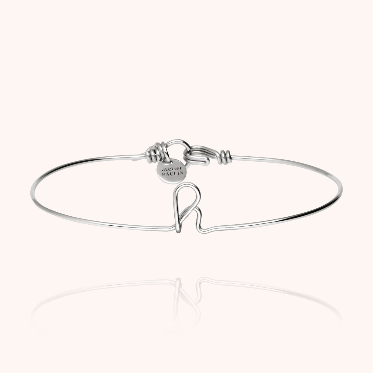 Armreif Original Initiale — von Hand gefertigtes Geschenk Paris