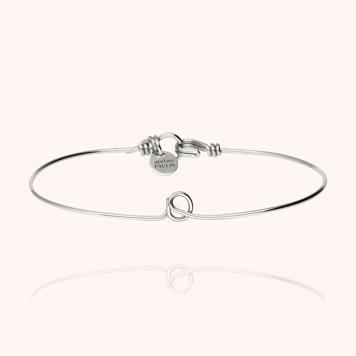 Armreif Original Initiale aus 925 Sterlingsilber — personalisierbares Armband Atelier Paulin