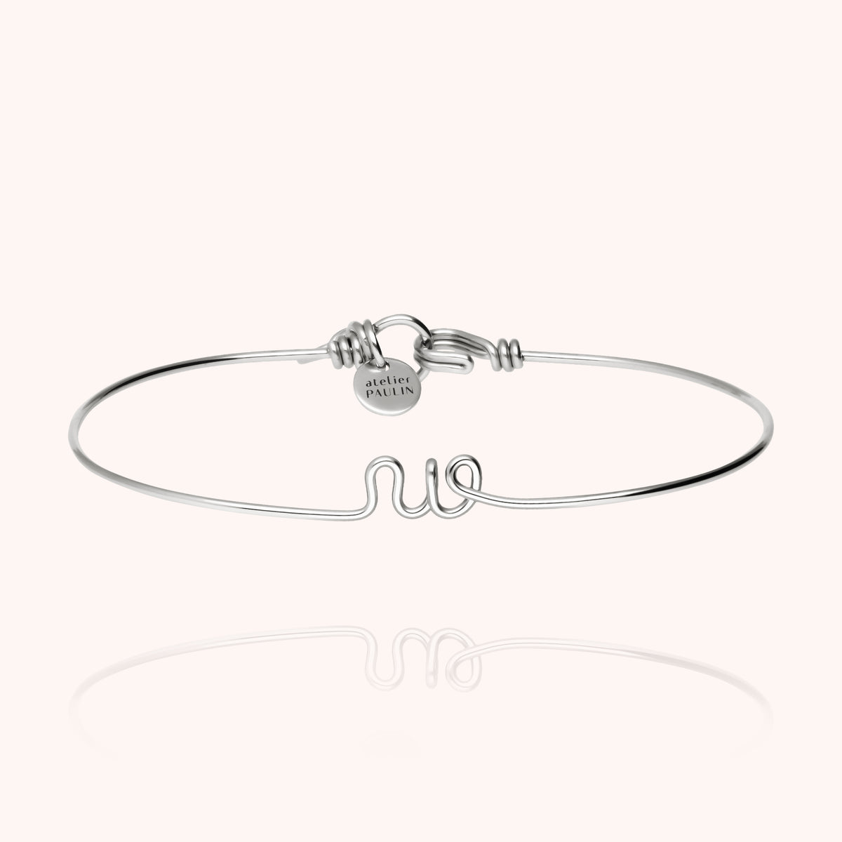 Armreif Original Initiale — von Hand gefertigtes Geschenk Paris