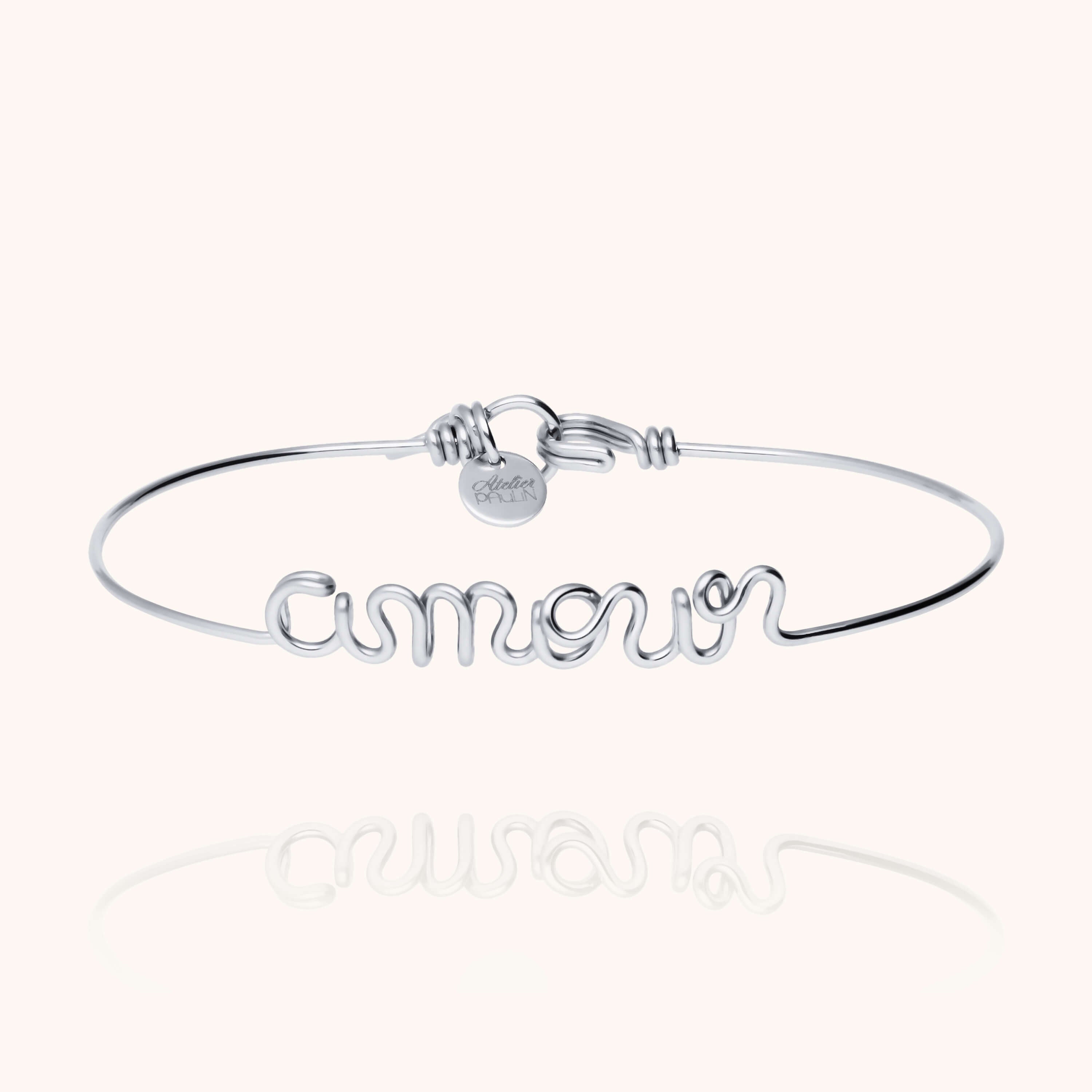 Bracelet Original Amour en argent sterling 925 — fabriqué à la main à Paris