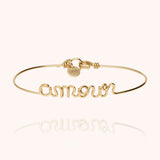 Bracciale Originale Amour - oro giallo laminato