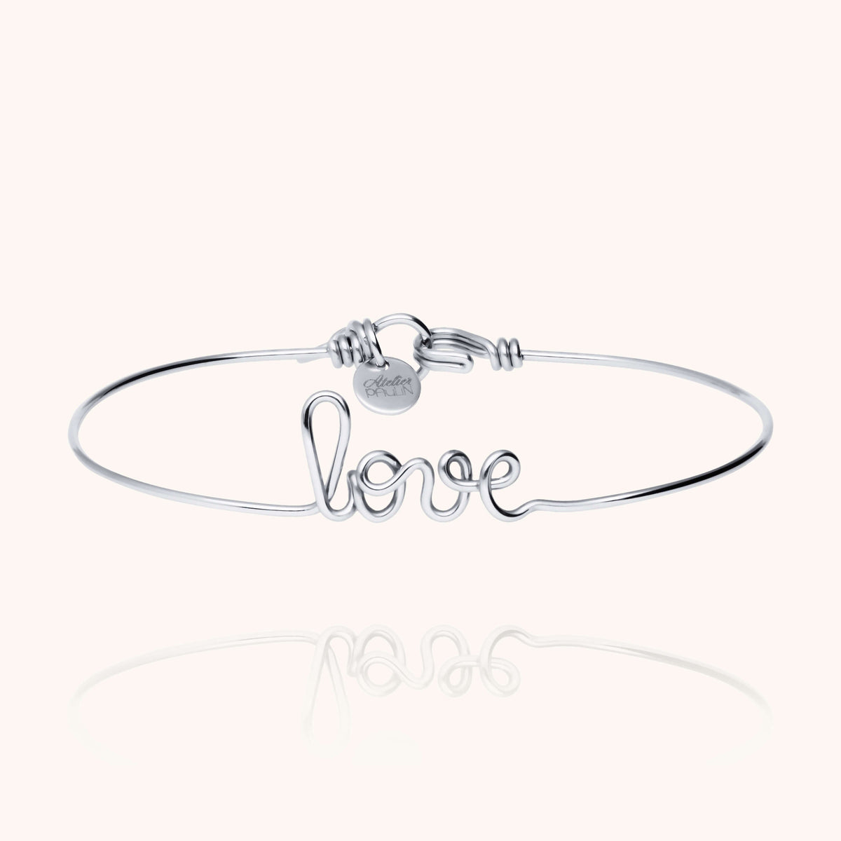 Armband Original Love aus 925 Sterlingsilber — von Hand geformt in Paris
