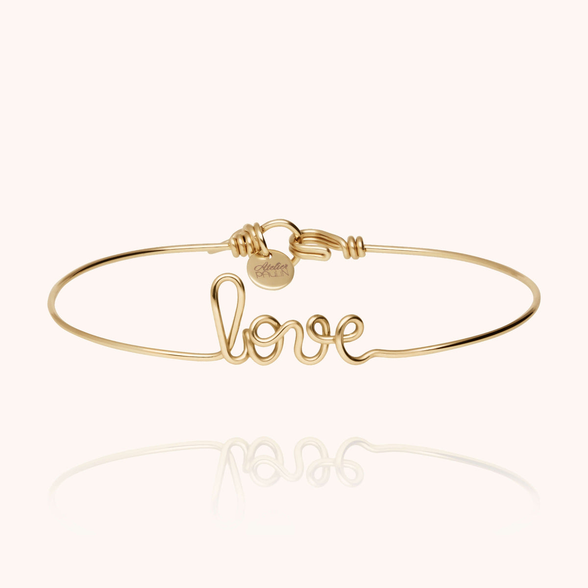 Armband Original Love aus Gelbes Goldfilled — von Hand geformt in Paris