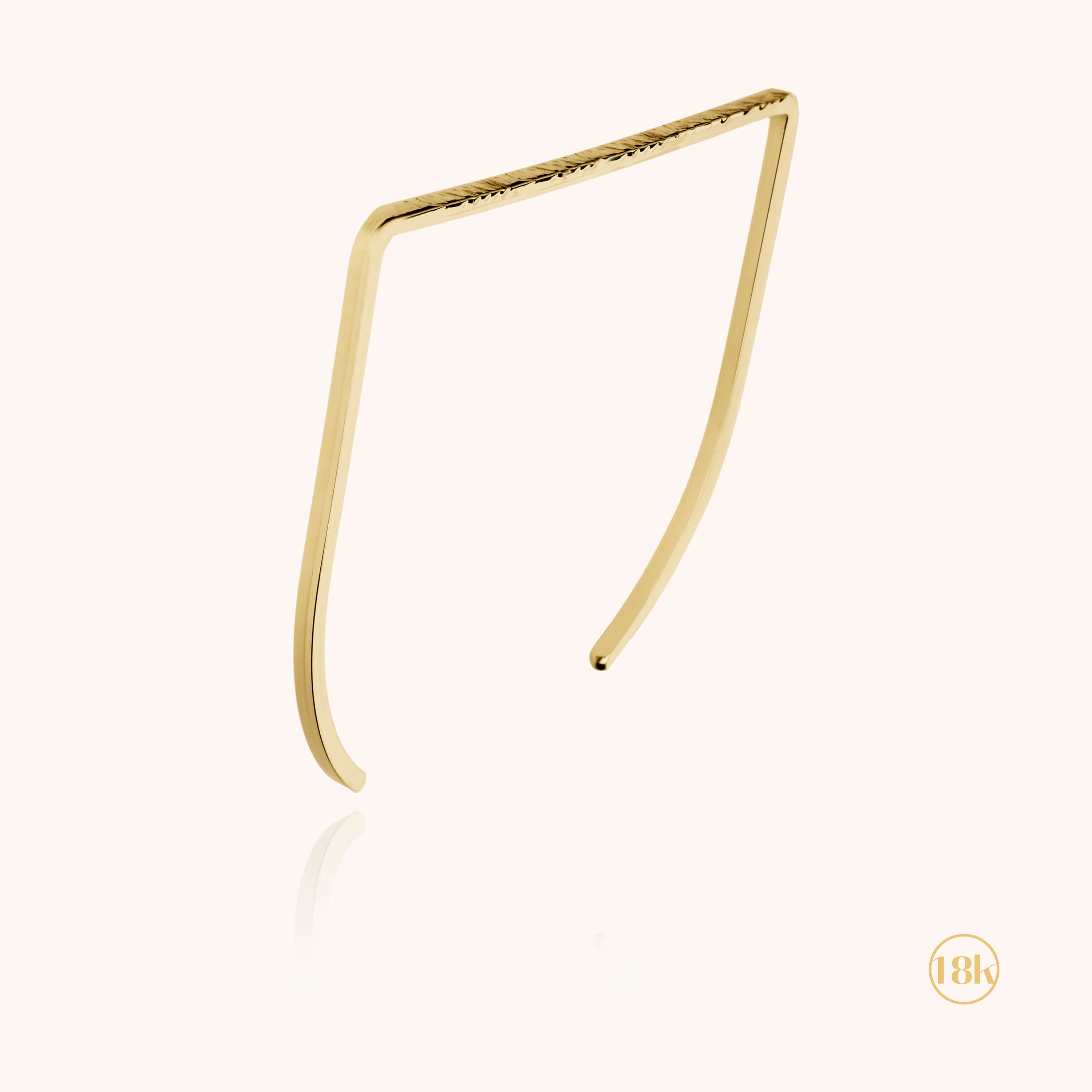 Bracelet Pi Squared Martelé - vermeil