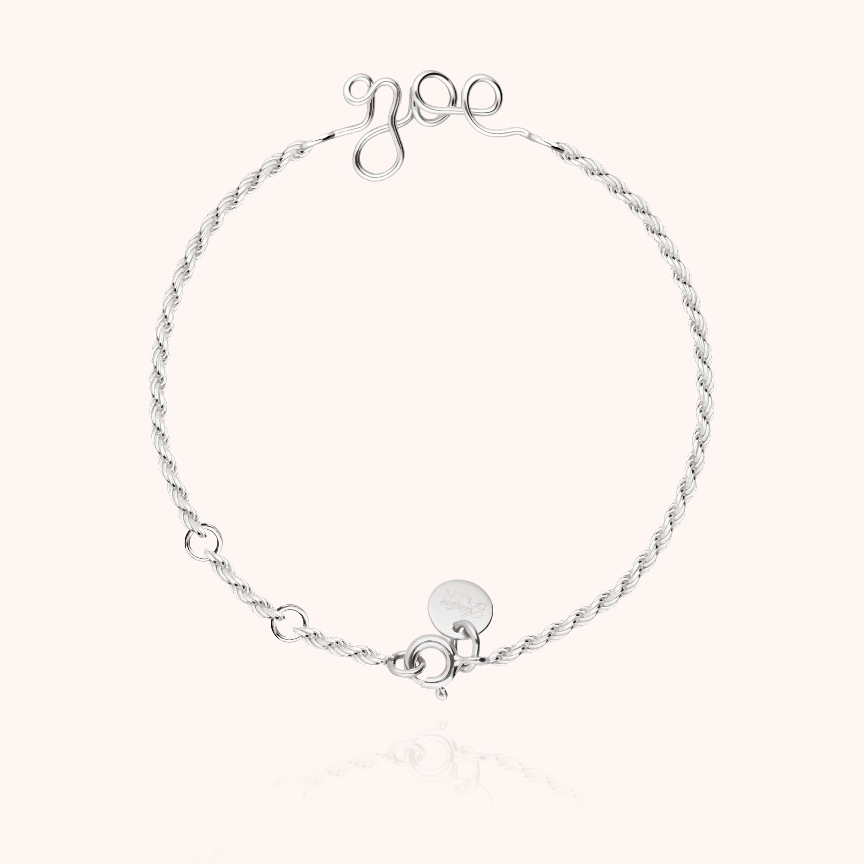Bracelet Richelieu Chaîne Rope Personnalisé - argent