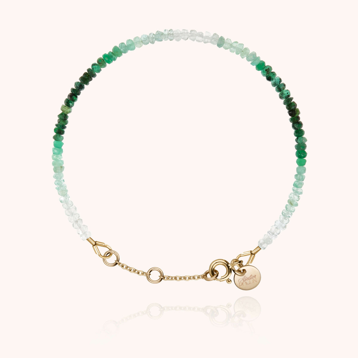 Bracciale Rivière con smeraldo