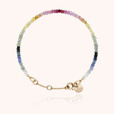 Rivière Bracelet - rainbow sapphire