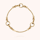 Bracciale Tercet Attache moi - oro giallo laminato