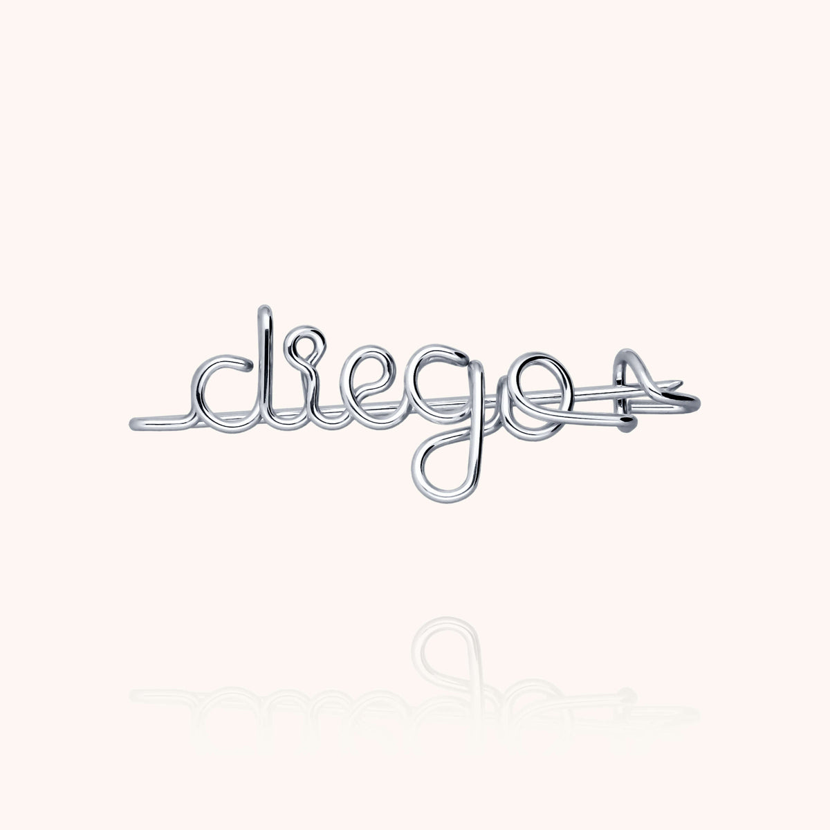 Spilla Originale Personalizzata in filo d'argento sterling 925