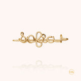 Broche Originale Personnalisée - or jaune 750/1000