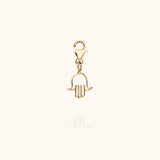 Small Locket Charms Simbolico - mano di Fatma