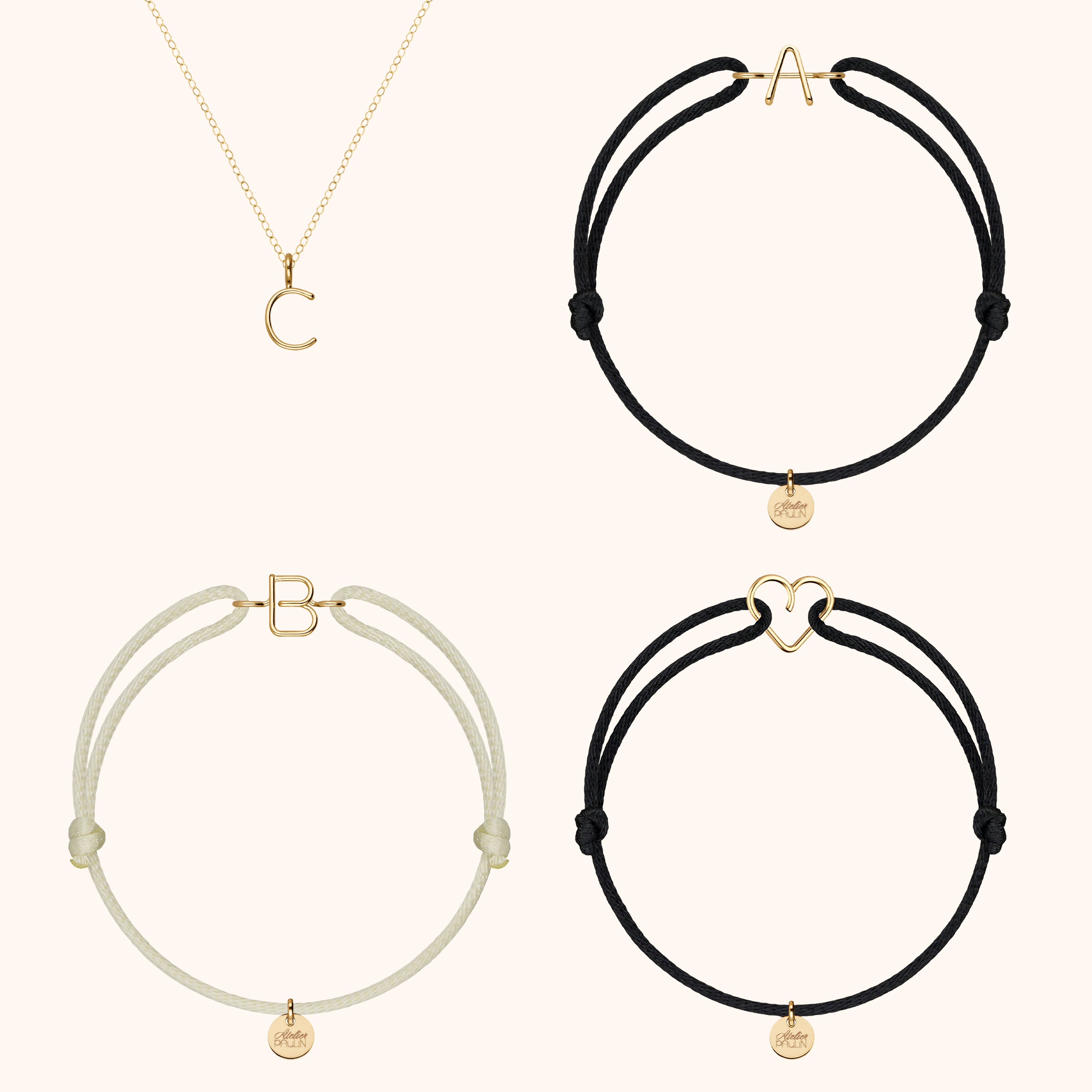 Coffret L'Initiale - oro giallo 750/1000