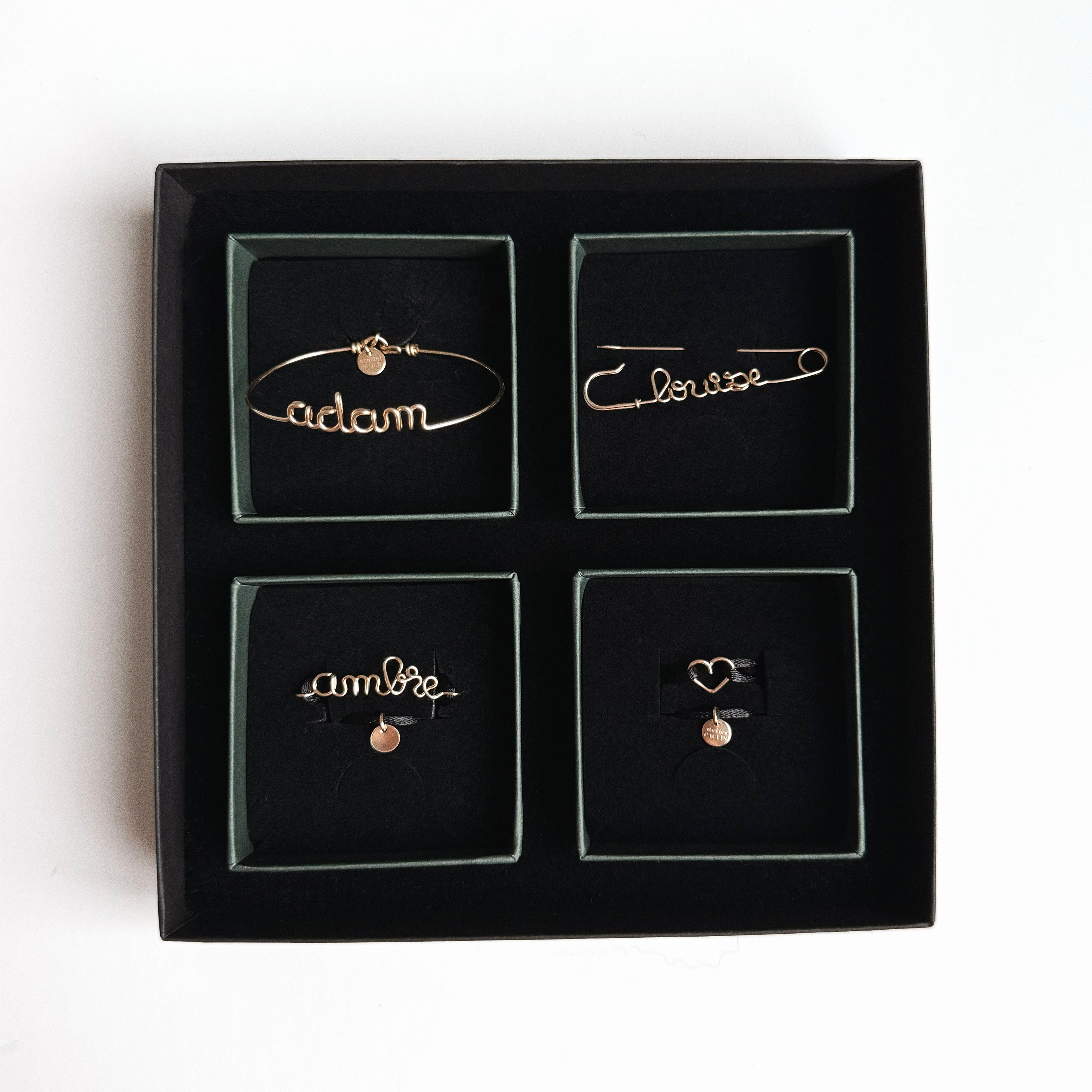 Coffret L'Original en or jaune laminé — bijou fait main Atelier Paulin