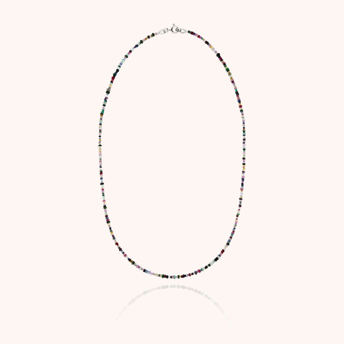 Collier Alex Argent Pierres Précieuses | Atelier Paulin