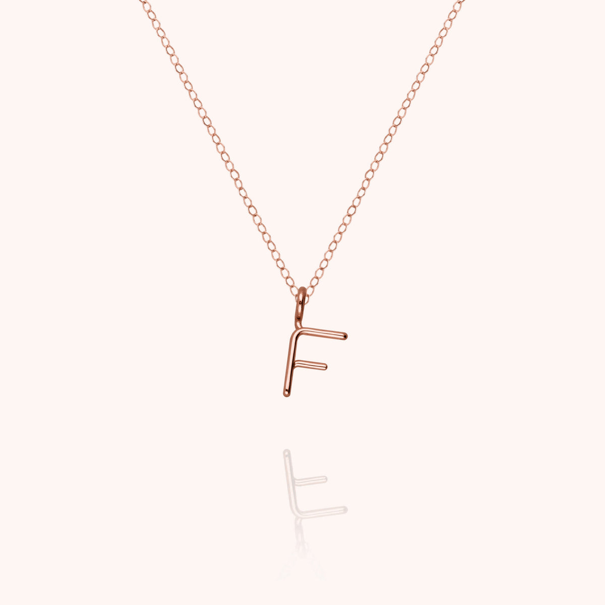 Kette Capital Initiale in 18K Roségold — sichere Lieferung aus Paris