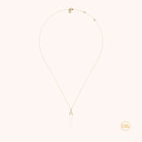 Collana Maiuscola Iniziale - oro giallo 18kt.