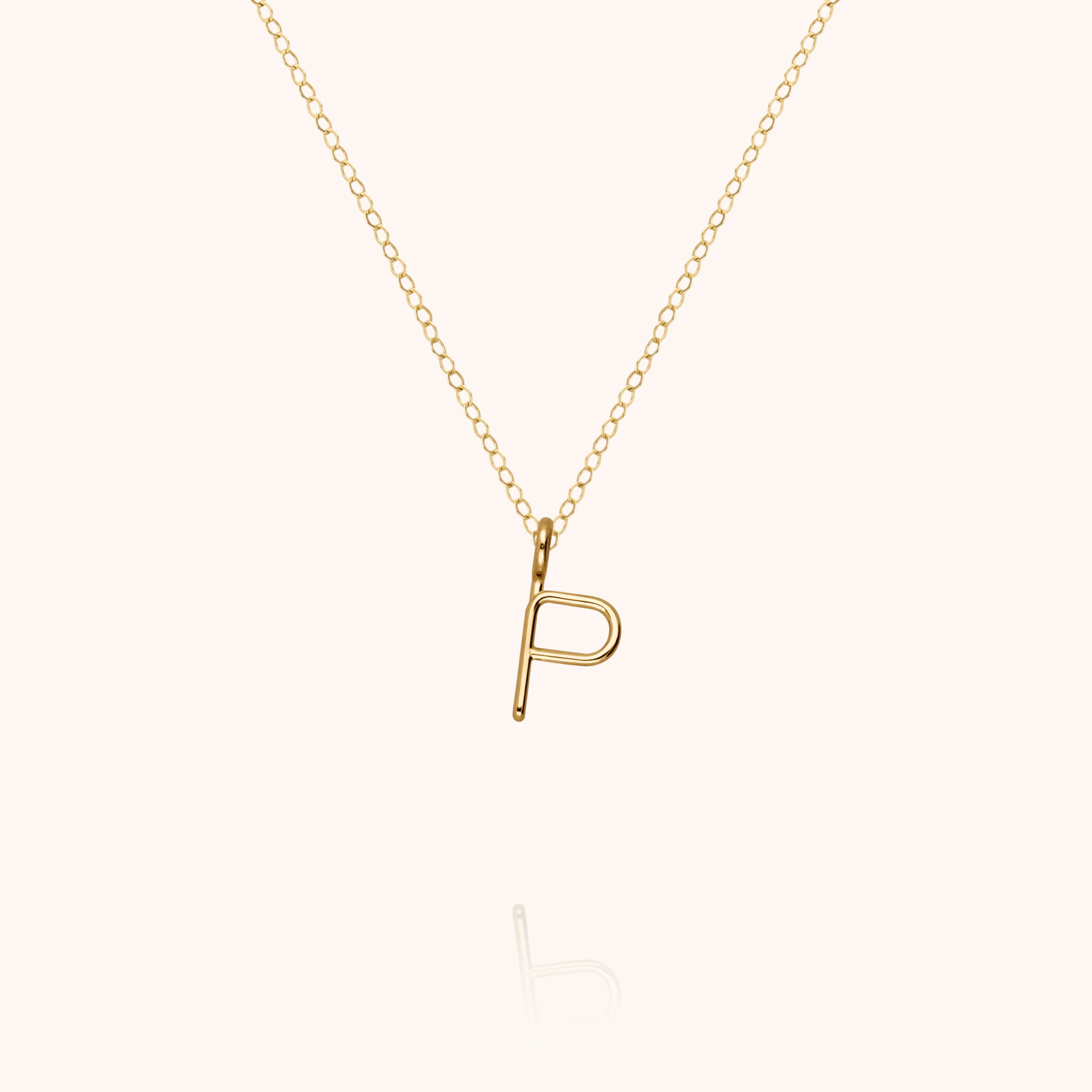 Collier Capital Initiale — cadeau de luxe fait main Paris