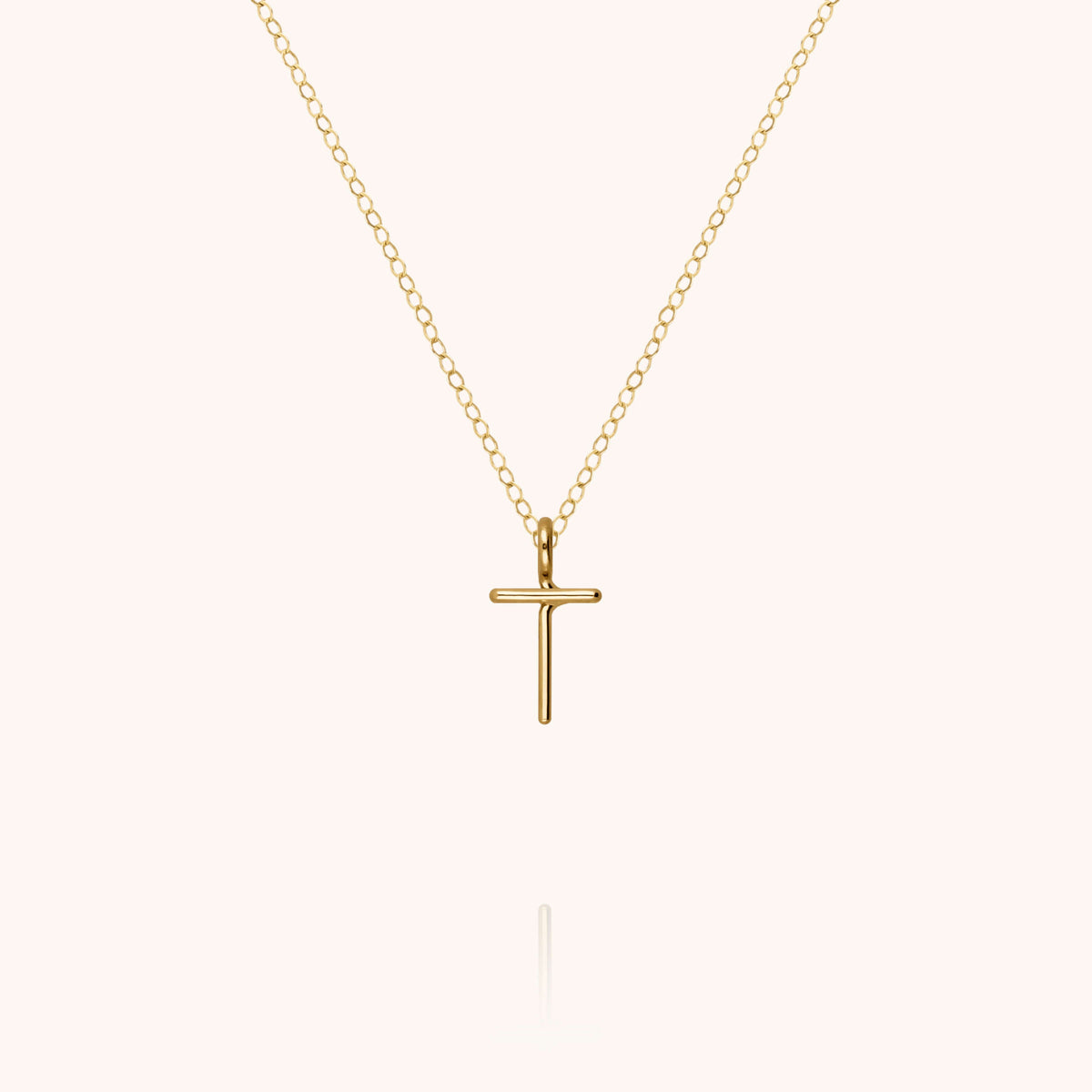 Collana Maiuscola Iniziale in filo d'oro giallo 18kt