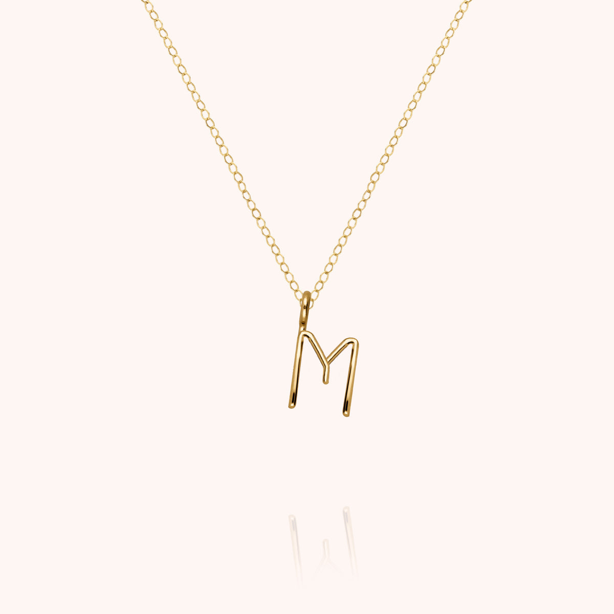Collana Maiuscola Iniziale nella sua scatola regalo Atelier Paulin