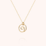 Eye of Saint Lucia Charms Necklace - 14k yellow gold filled