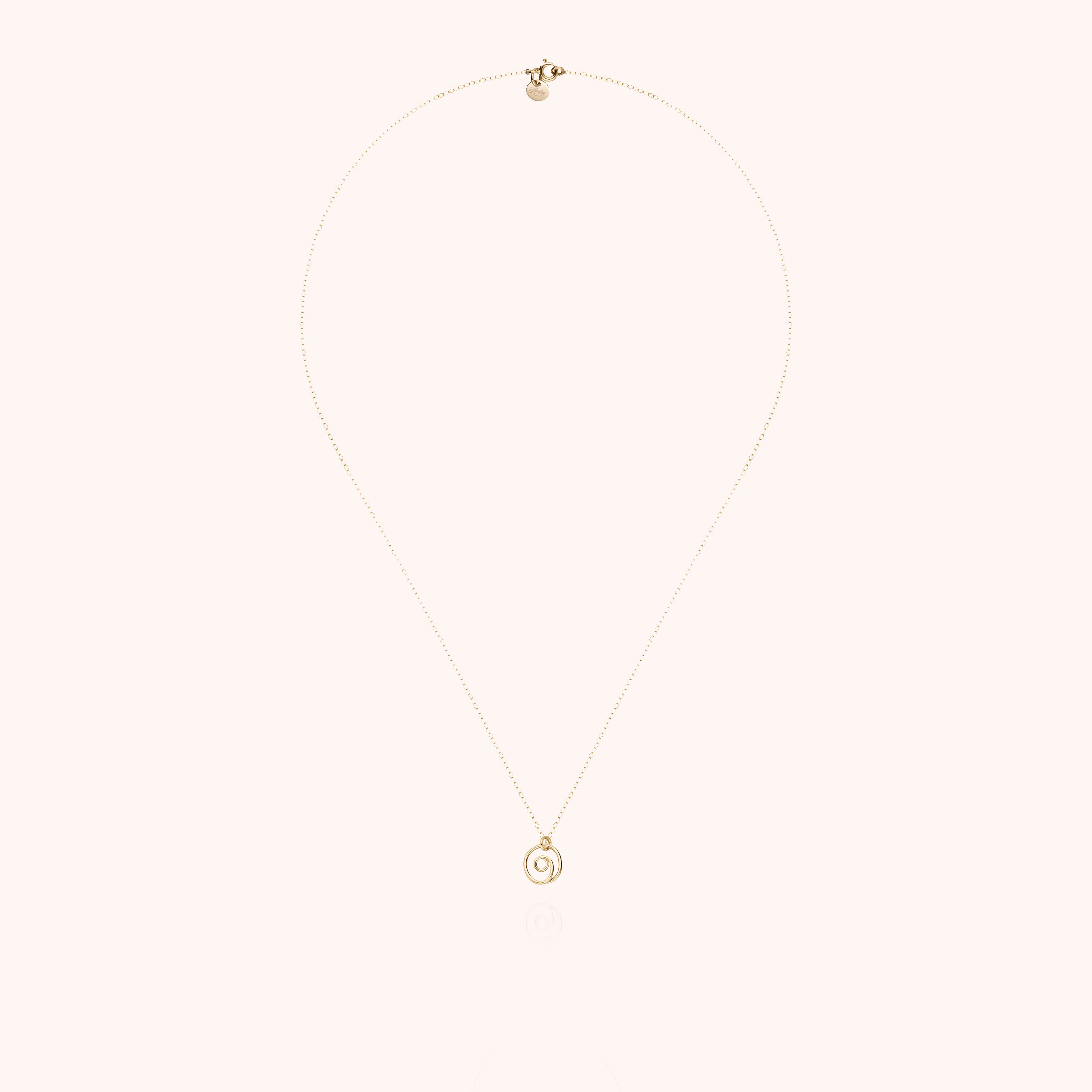 Collana Charms Santa Lucia - oro giallo laminato