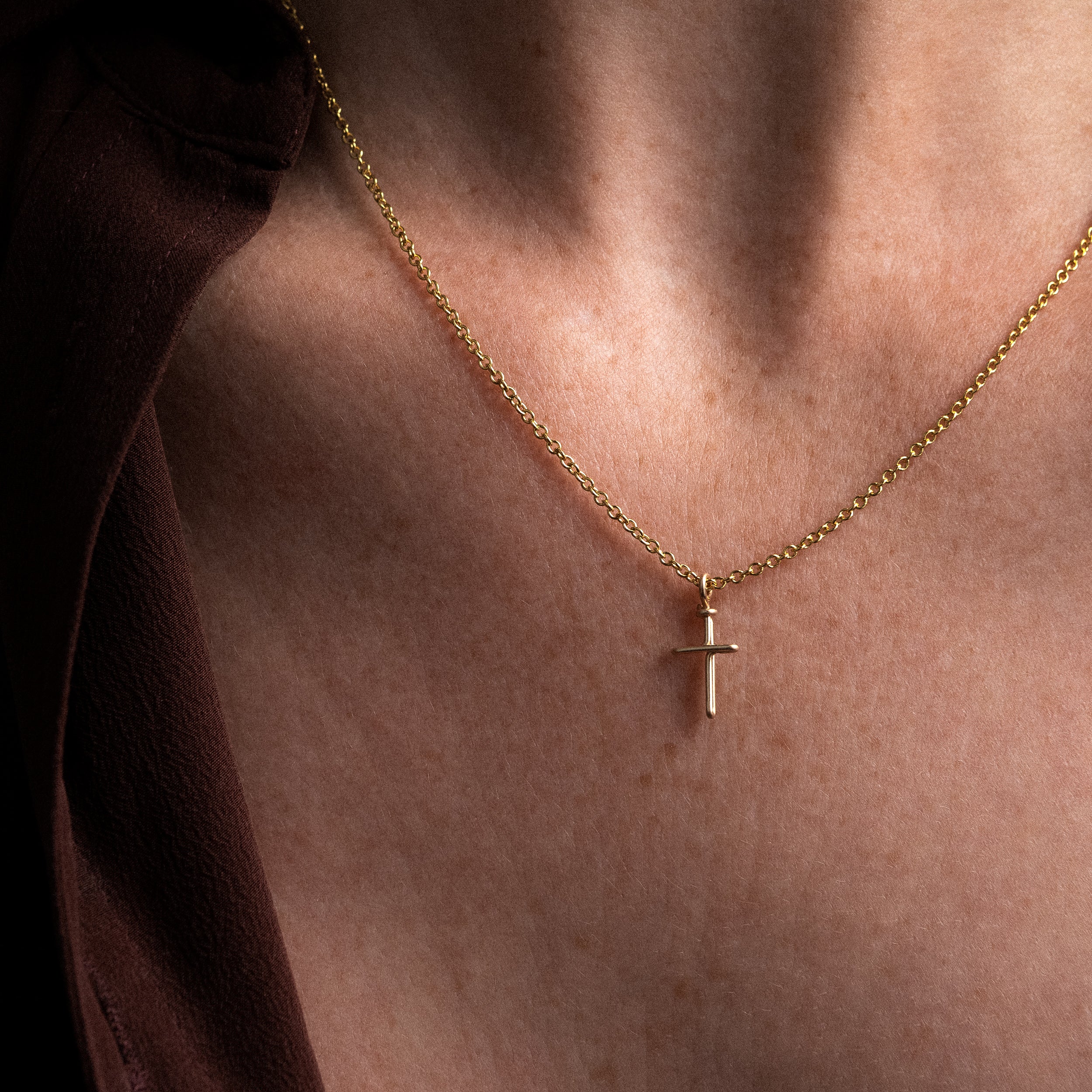 Collier Charms Symbolic - croix