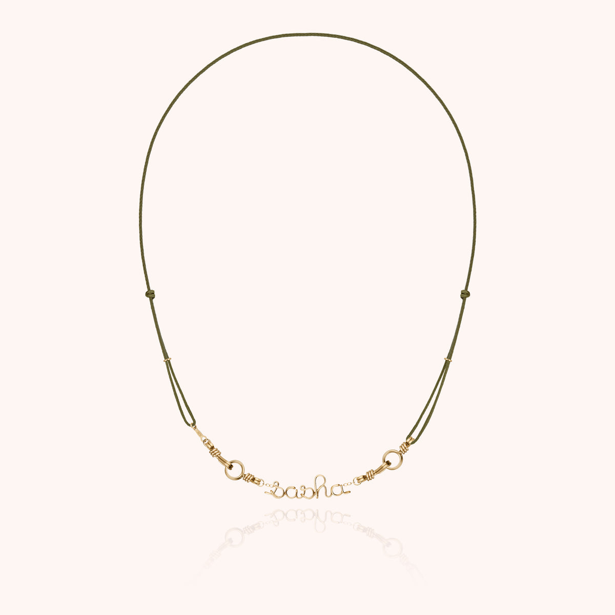 Cord Attache moi Personalized Necklace