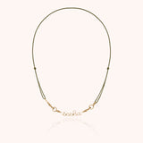 Cord Attache moi Personalized Necklace - Yellow 14k gold-filled