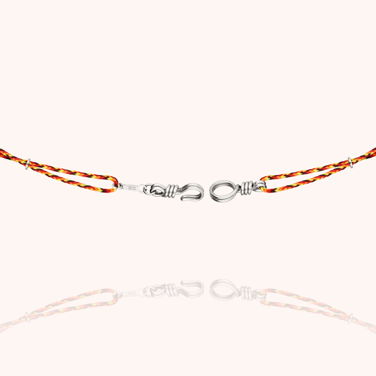 Kette Kordel Slim Knot Attache moi — von Hand gefertigtes Geschenk Paris