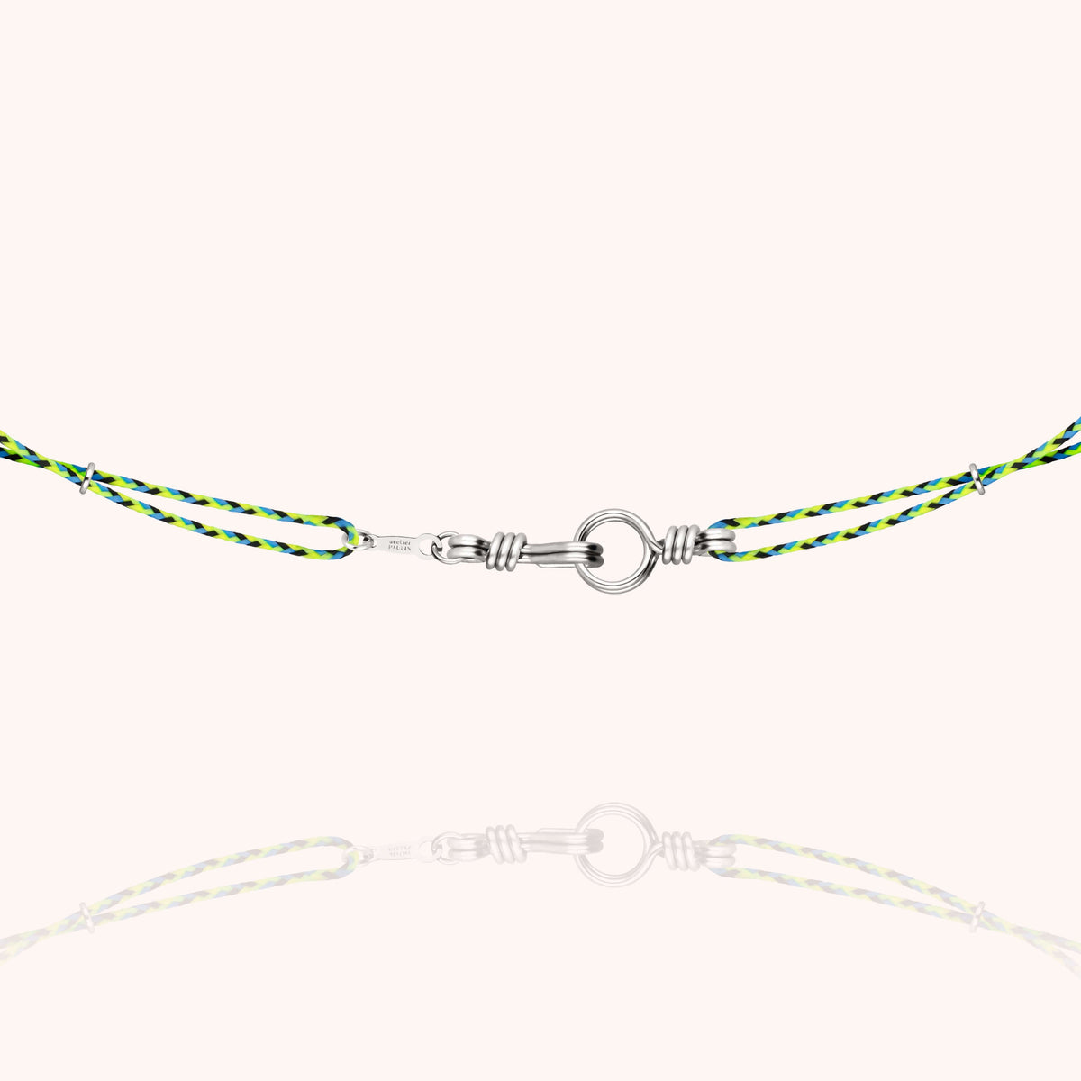 Kette Kordel Slim Knot Attache moi aus 925er Sterlingsilber — personalisierbare Kette Atelier Paulin