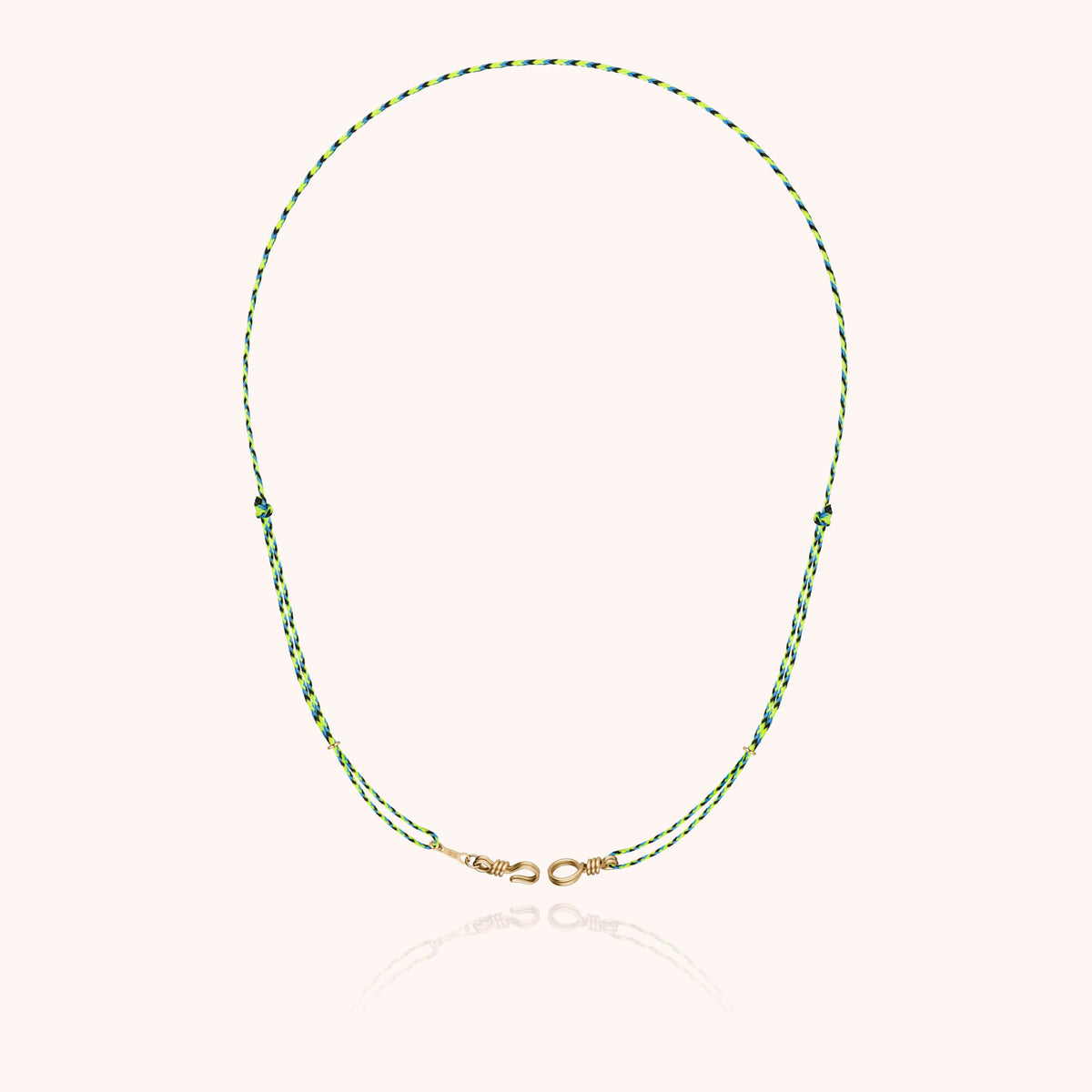 Slim Knot Cord Necklace Attache moi
