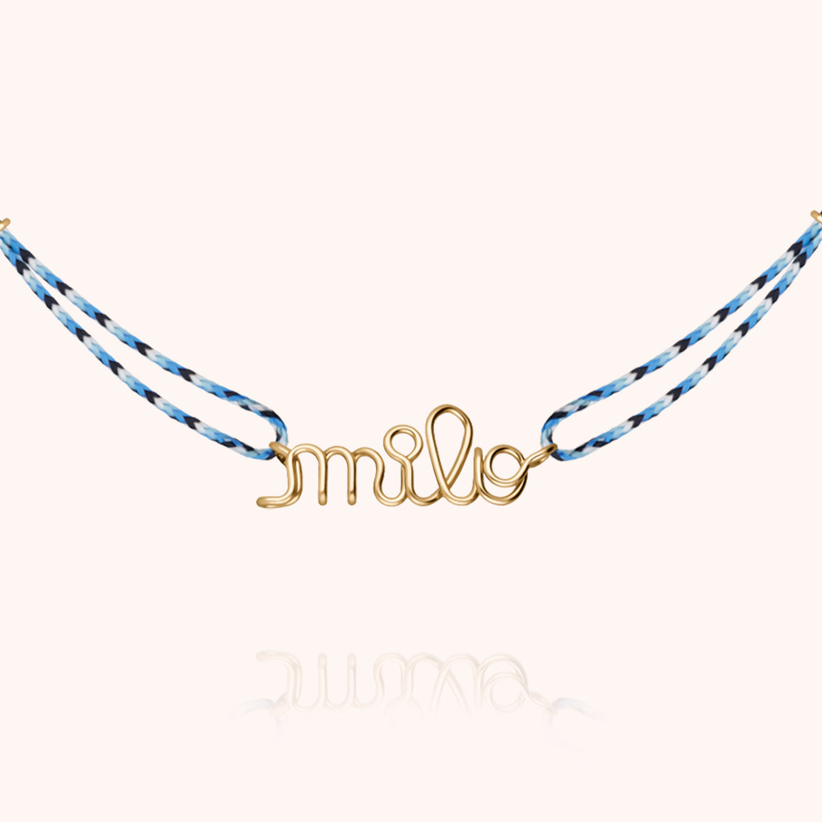 Personalisierte Kette Cordon Slim Knot — handgefertigter Schmuck Kette Expresslieferung