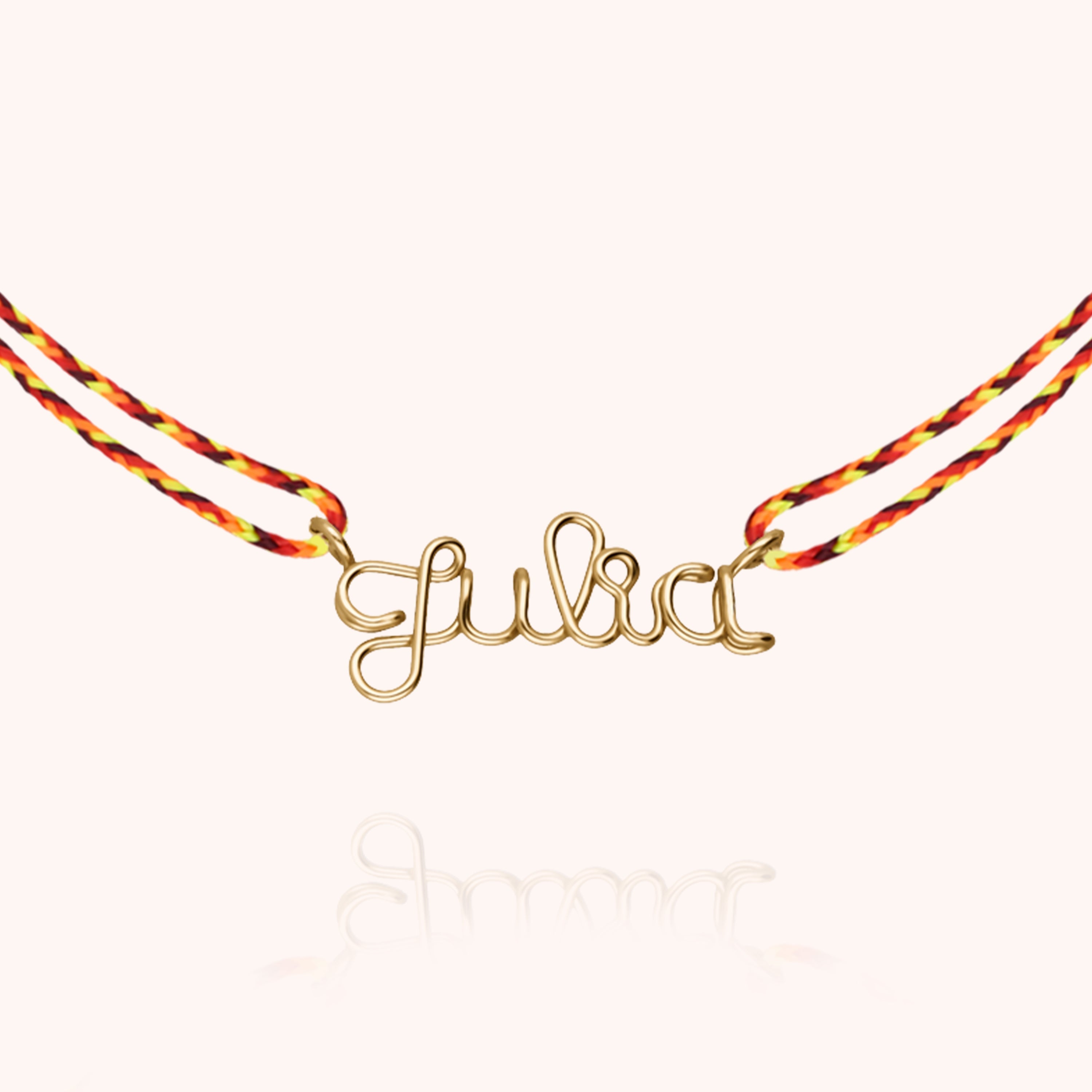 Collier Cordon Slim Knot Personnalisé personnalisable — cadeau idéal personnalisable