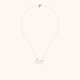 Collier Donne Moi Ton Cœur - or rose laminé