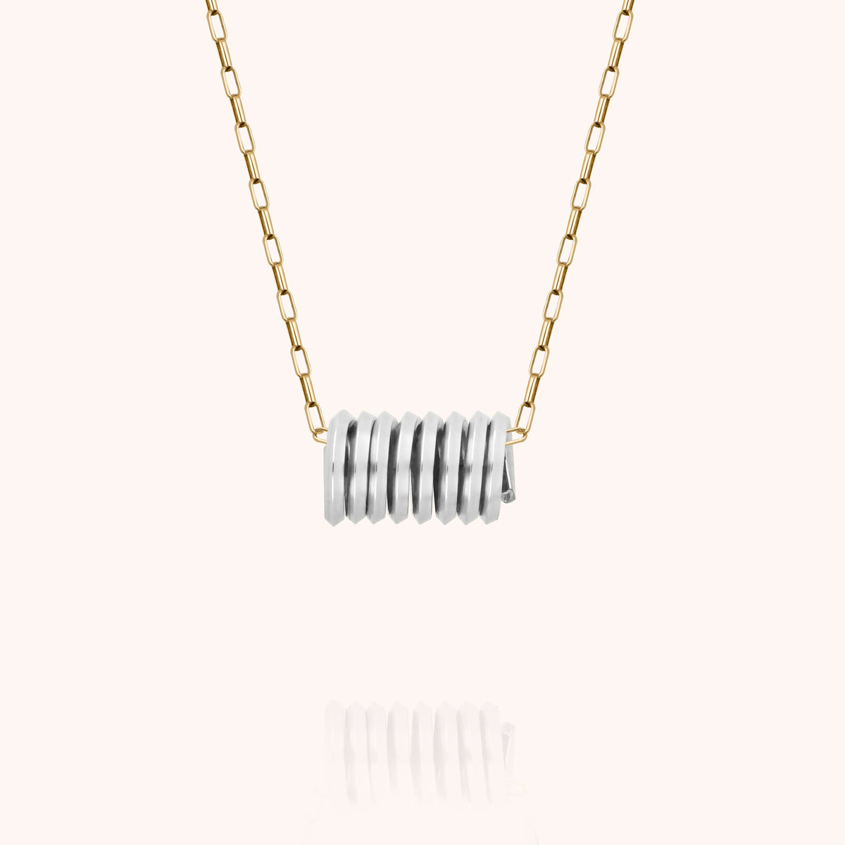 Collana Judd in filo d'oro giallo laminato 14k