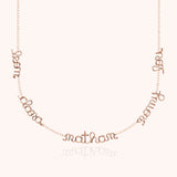 Collana Mantra Originale Personalizzata - oro rosa laminato
