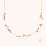 Collana Mantra Originale Personalizzata - oro giallo 18kt.
