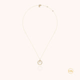 Collier Médaille Initiale - or jaune 750/1000