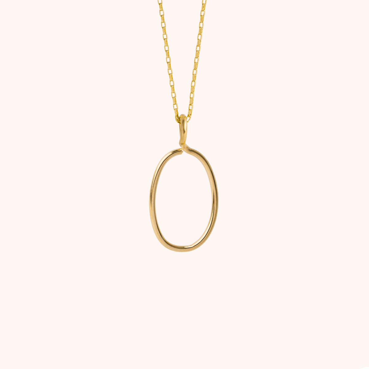 Numerologie-Kette aus handgeformtem Gelbes Goldfilled Atelier Paulin