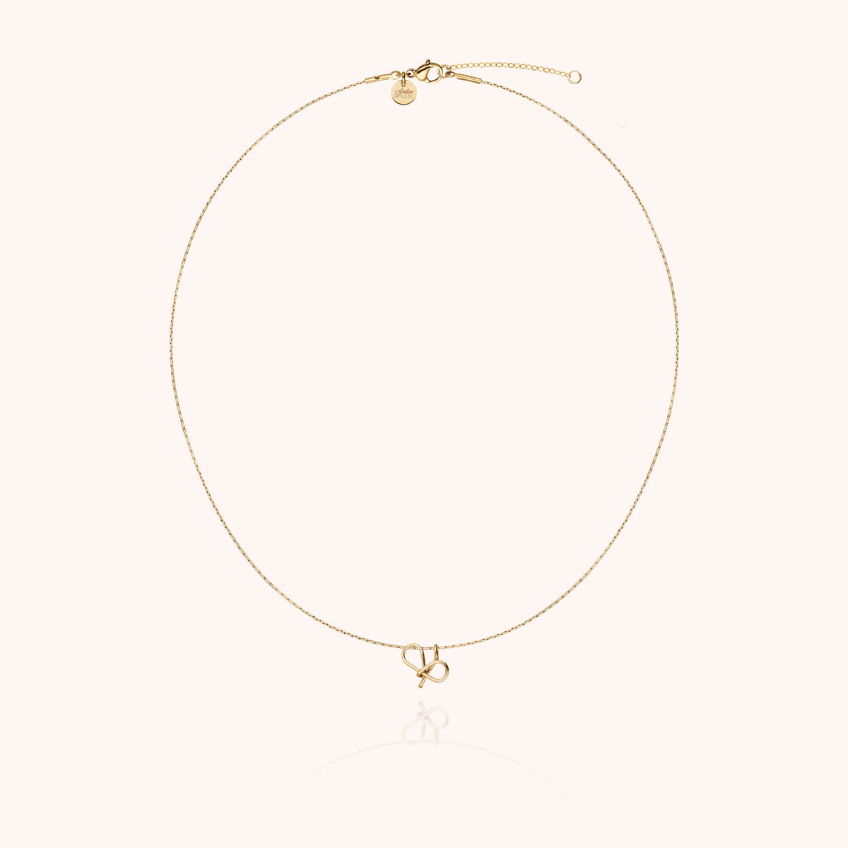 Original Initiale Necklace in 14k yellow gold-filled wire